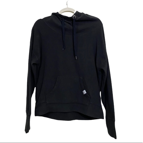 Victoria’s Secret VSX Sport Women's Size Small Black Fleece Sweatshirt Hooded - Picture 9 of 9